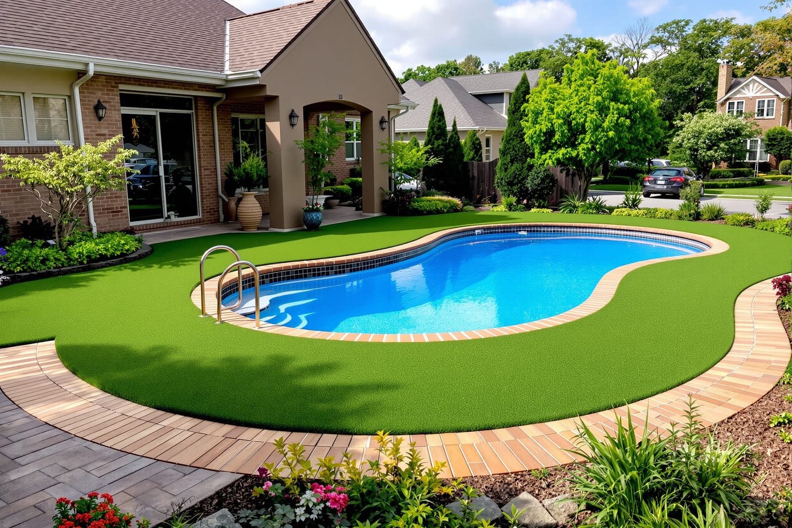 Pool Surround Artificial Grass