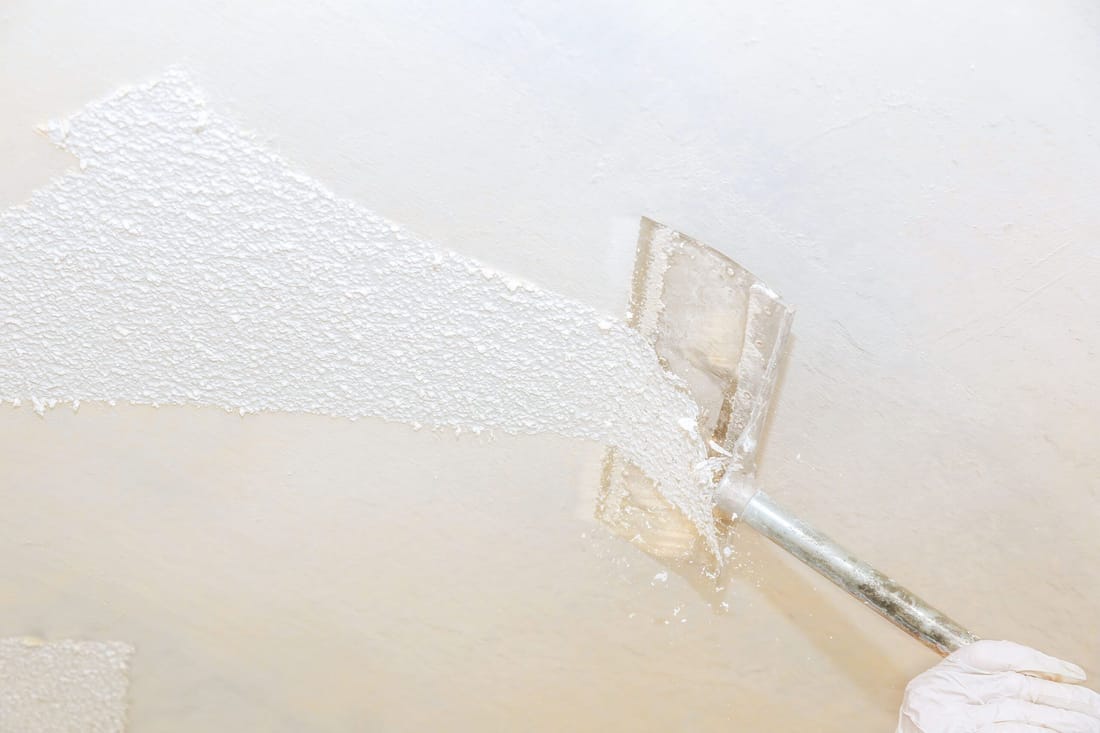 Popcorn Ceiling Removal and Drywall Refinishing