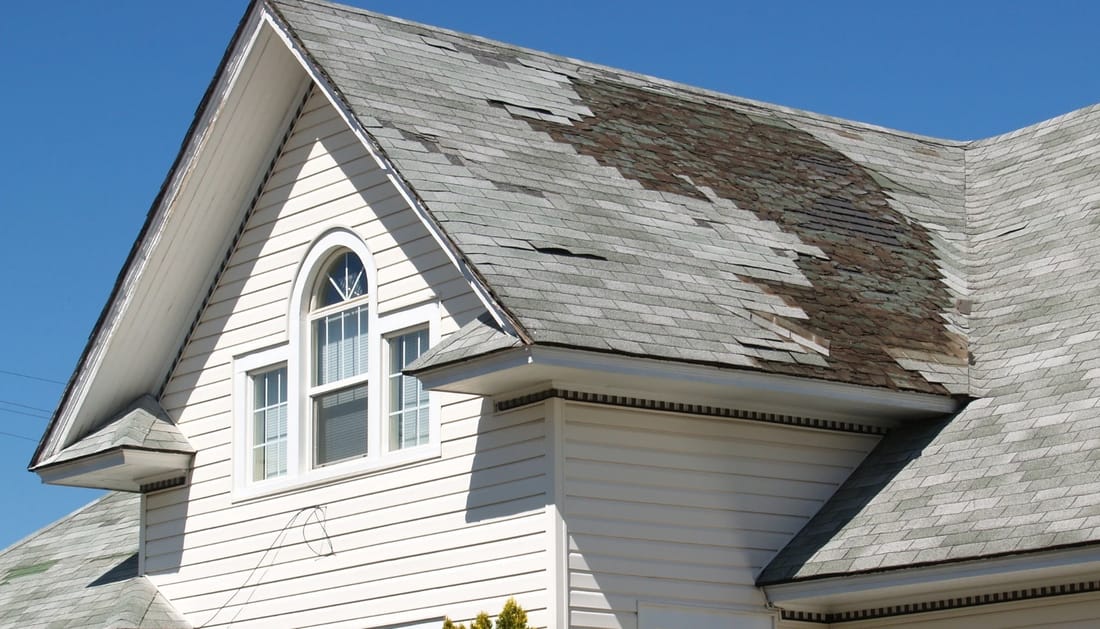 Roof Leak Water Damage Repair