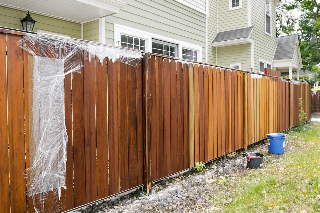 Fence Staining and Painting