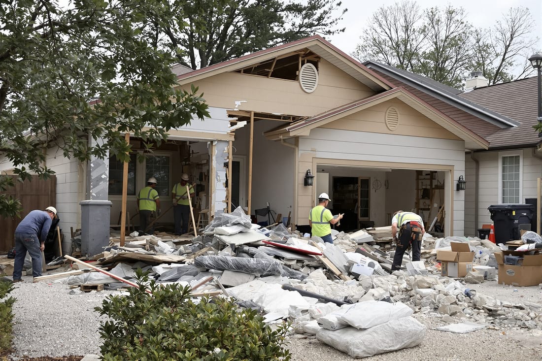 Residential Demolition Debris Hauling and Disposal