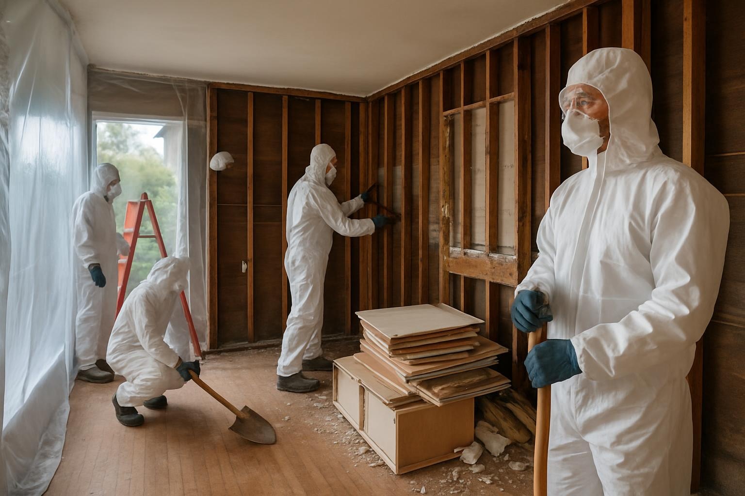 Interior residential demolition in progress by Legendary Demolition Company Seattle inside a Seattle home