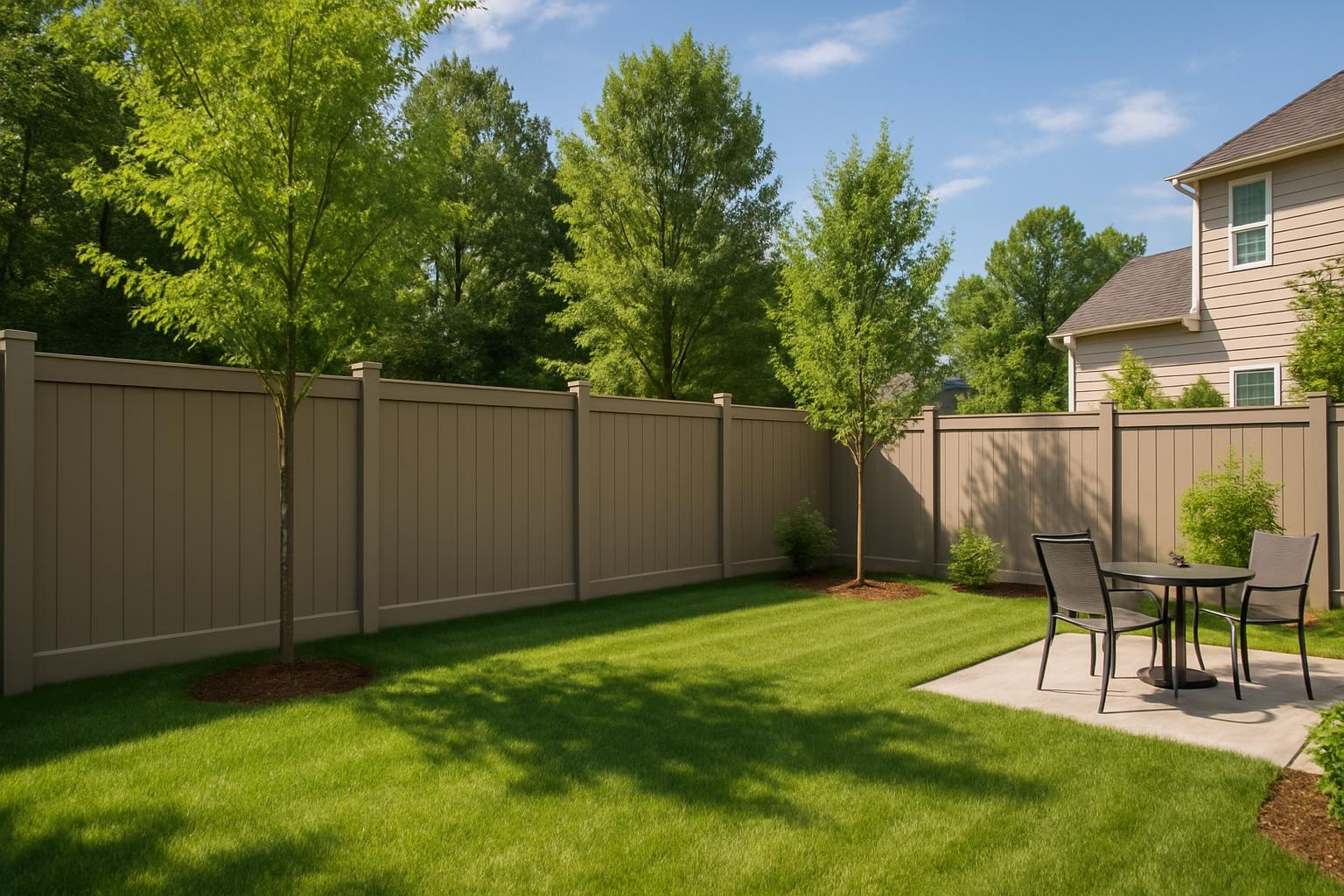 Backyard privacy fence installation by Legendary Fence Company Alpharetta in Alpharetta, GA