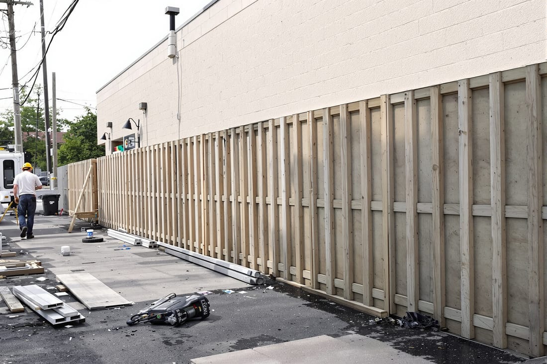 Commercial Fence Replacement