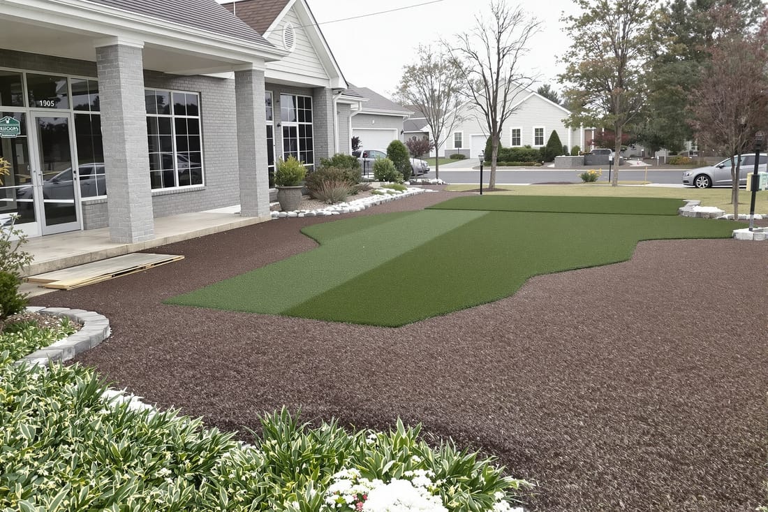 Commercial Lawn and Turf Installation by Hydroseeding