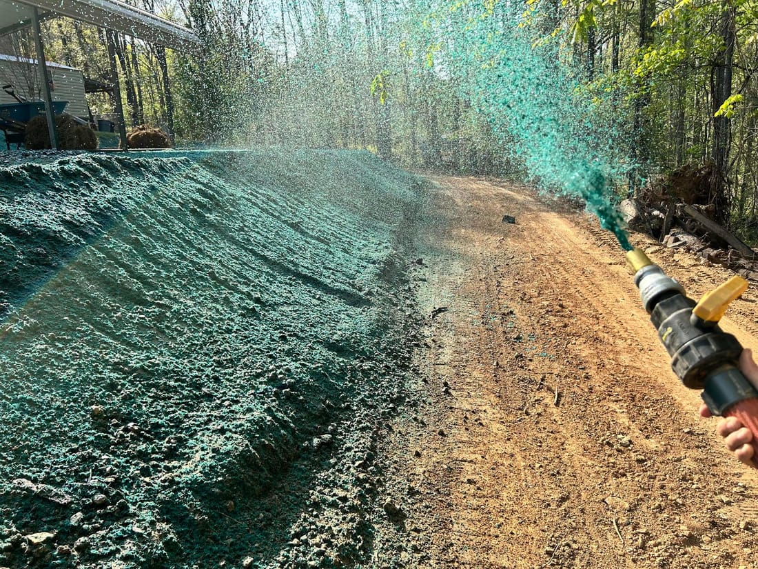Legendary Hydroseeding Denver building hydroseeding in Denver, CO