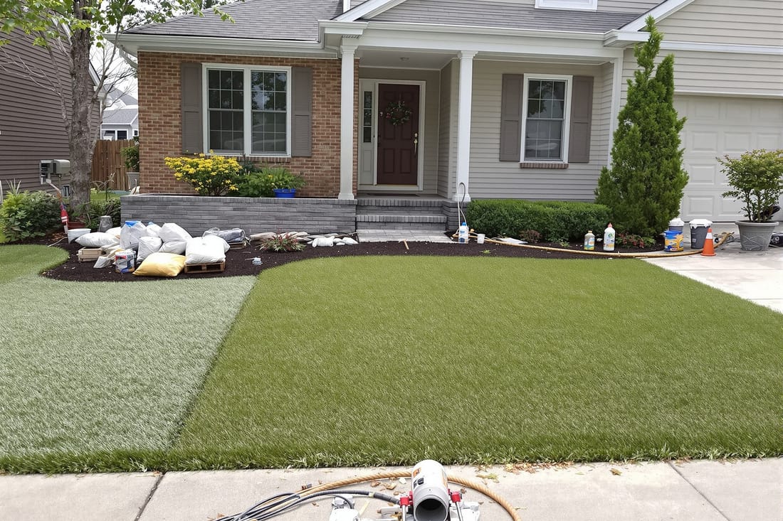 Lawn Repair and Hydroseeding Overseeding