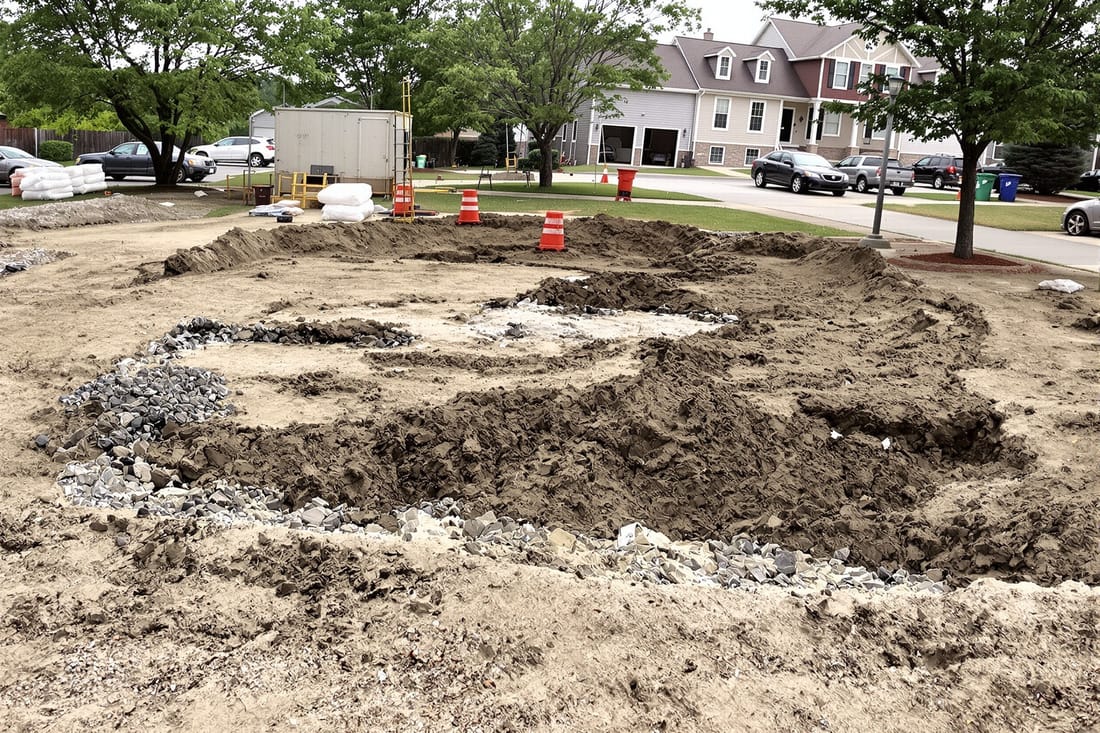 Commercial Site Preparation, Grading, and Topsoil