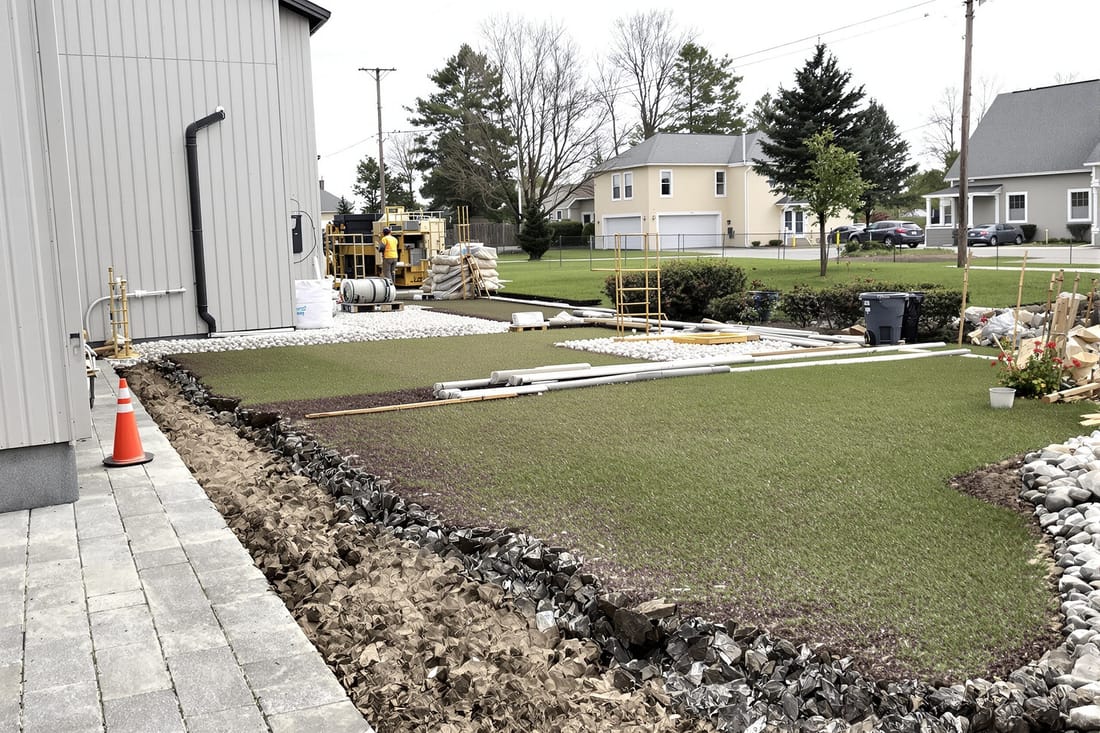 Stormwater Management Facility Hydroseeding