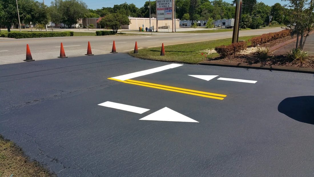 Asphalt Striping and Pavement Markings