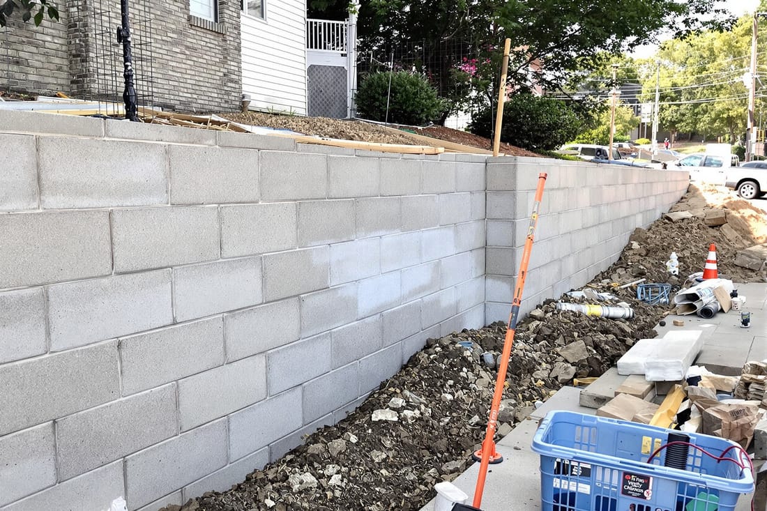 Commercial Retaining Wall Inspection and Repair