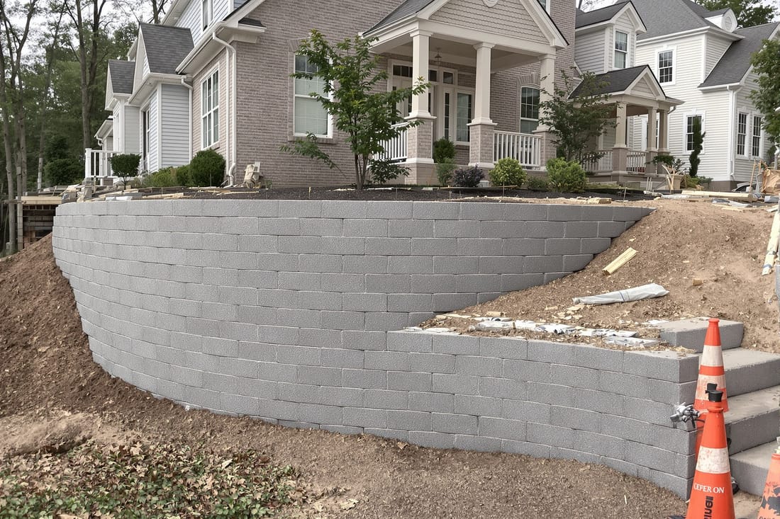 Commercial Segmental Block Retaining Walls