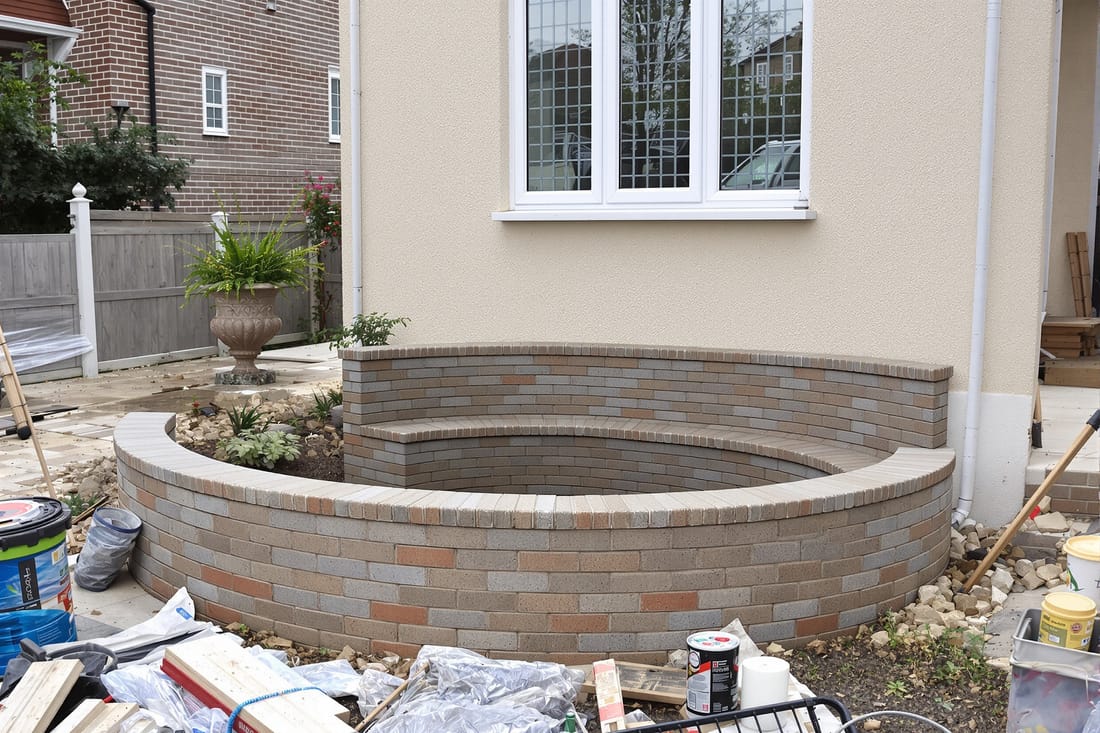 Decorative Garden and Seat Walls