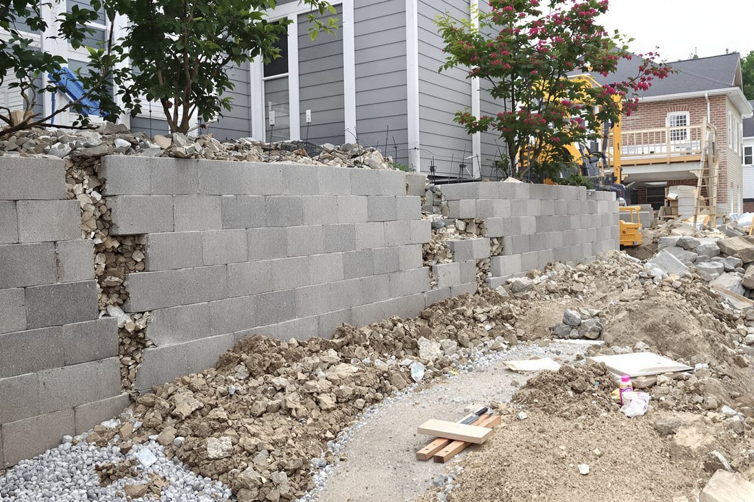 Retaining Wall Demolition and Removal