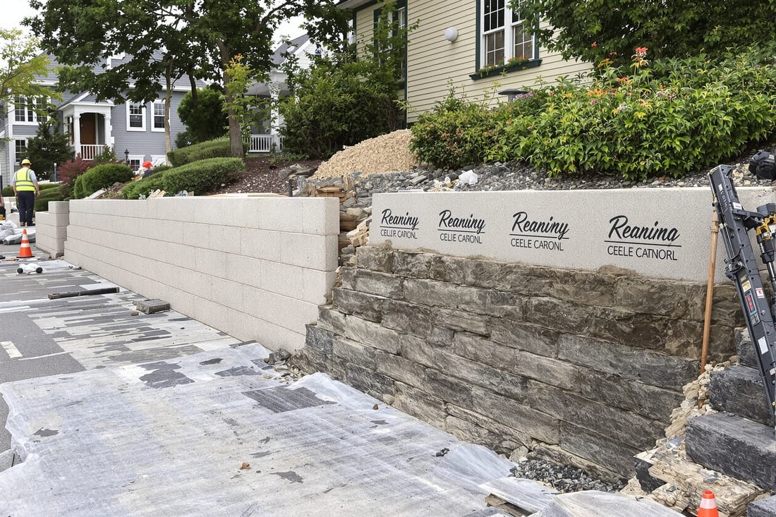 Commercial Retaining Wall Demolition and Replacement