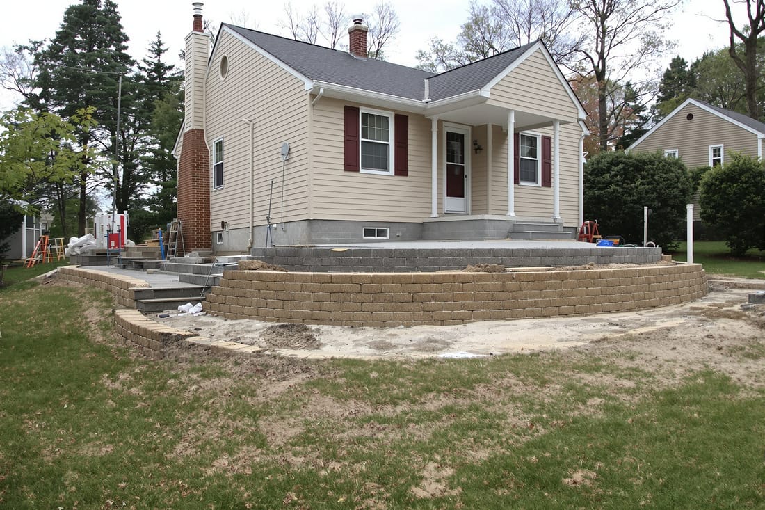 Sloped Yard Leveling and Terracing