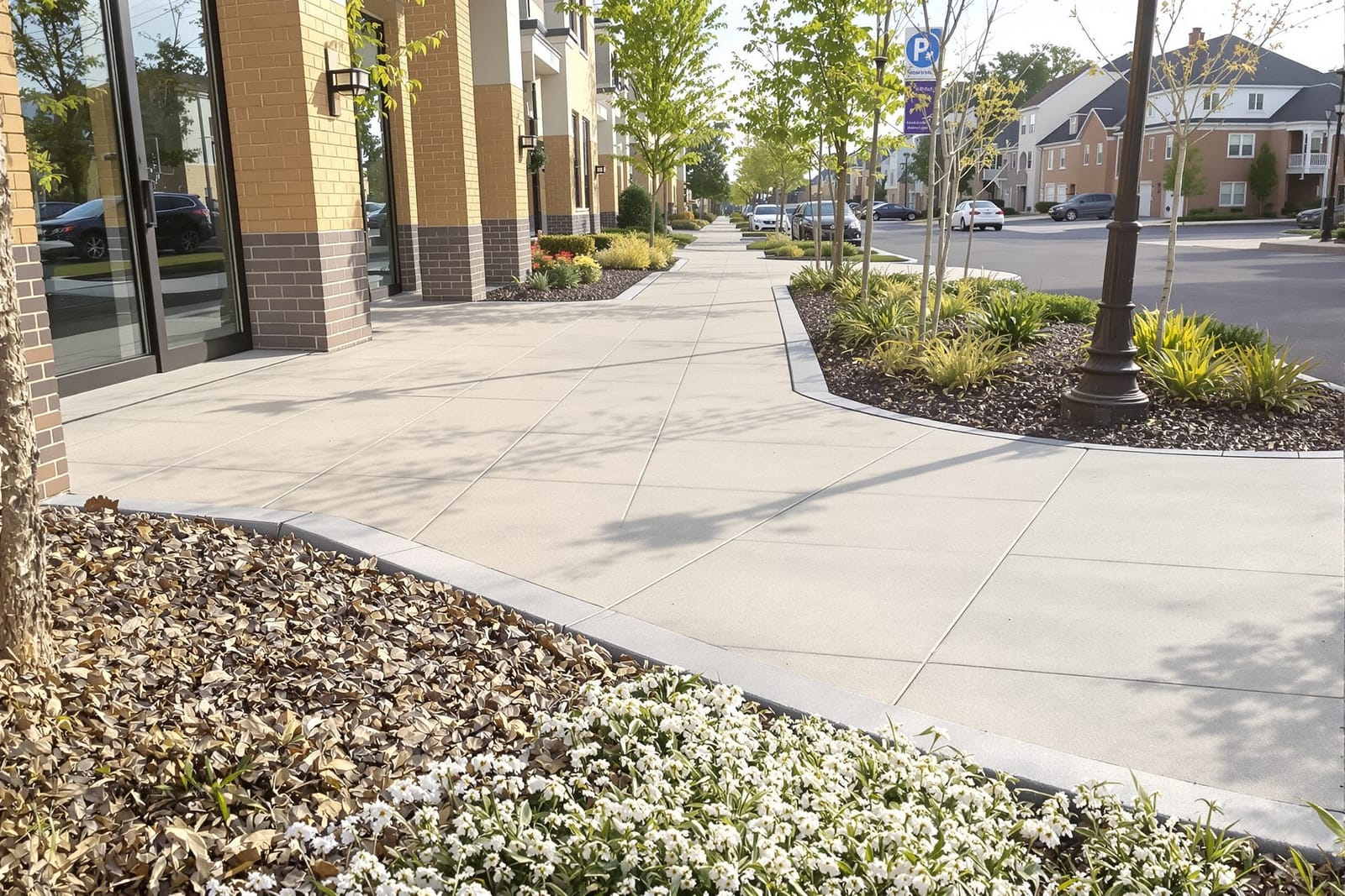 Commercial Sidewalks, Curbs, and Ramps