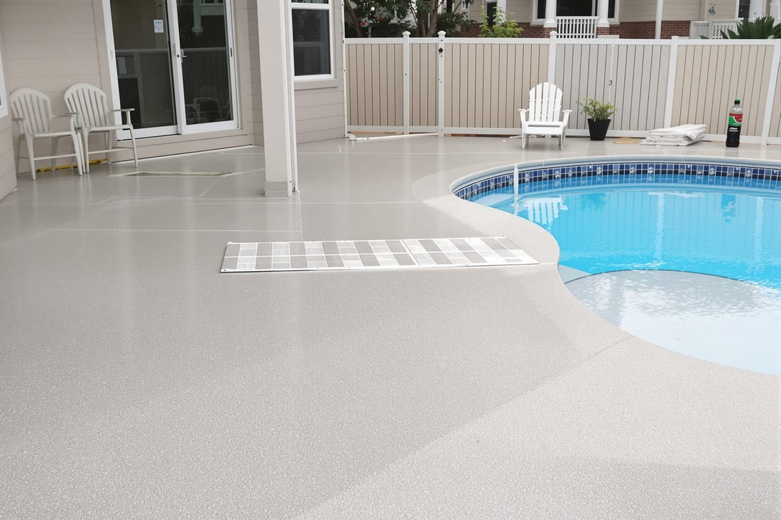 Concrete Pool Decks and Outdoor Living Spaces
