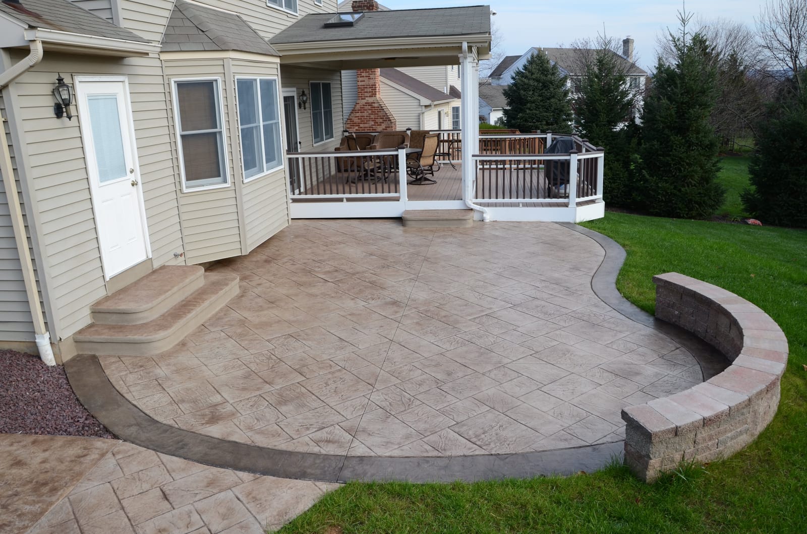 Concrete Patio Installation