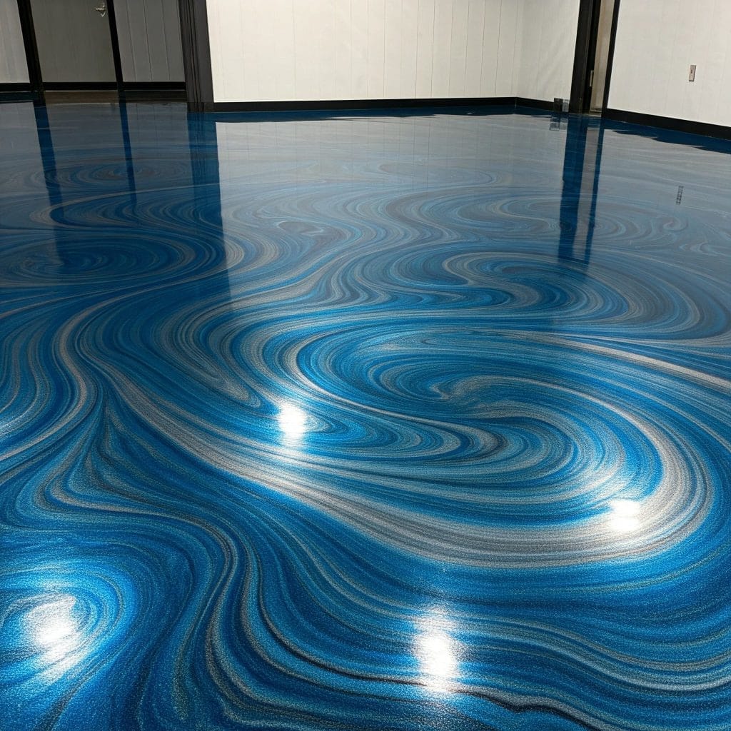 Decorative Metallic and Flake Epoxy