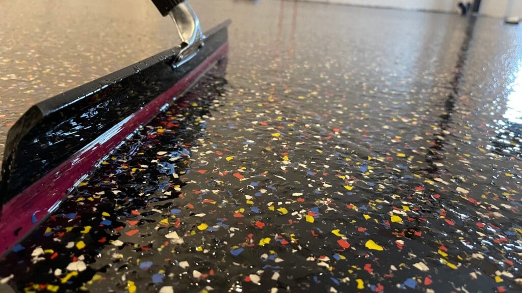 Decorative Metallic and Flake Epoxy