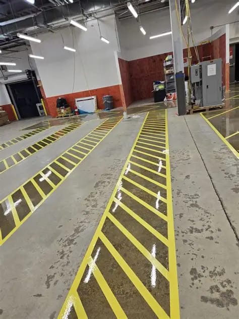Epoxy Line Striping and Safety Markings