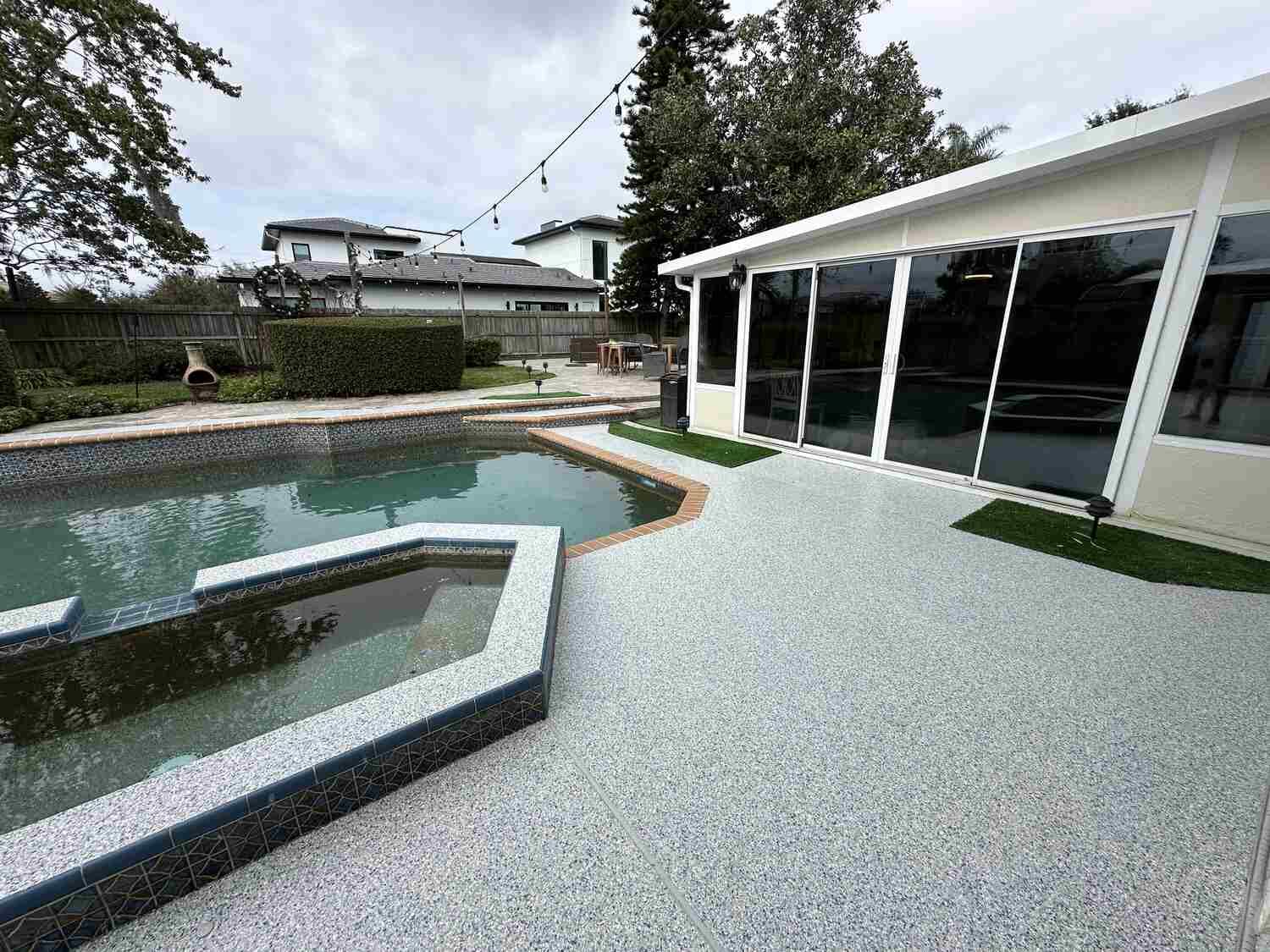 Outdoor Patio and Pool Deck Epoxy