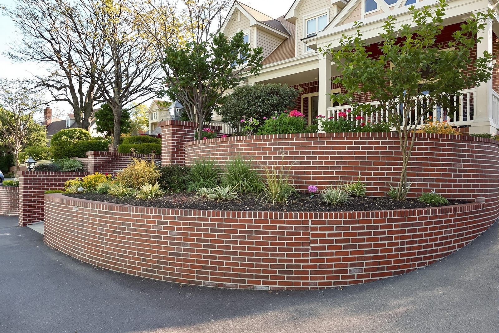 Brick Retaining Walls