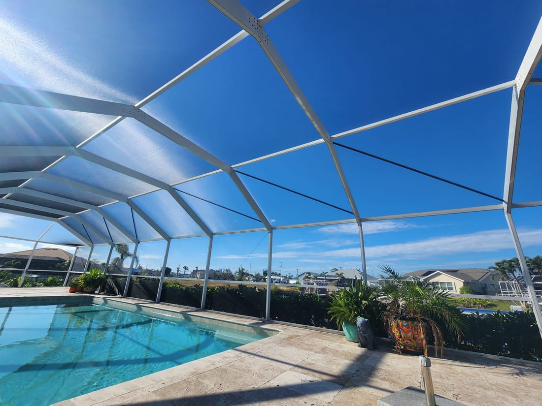 Pool Cage Rescreening