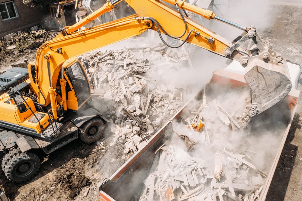 Residential Demolition Debris Hauling and Disposal