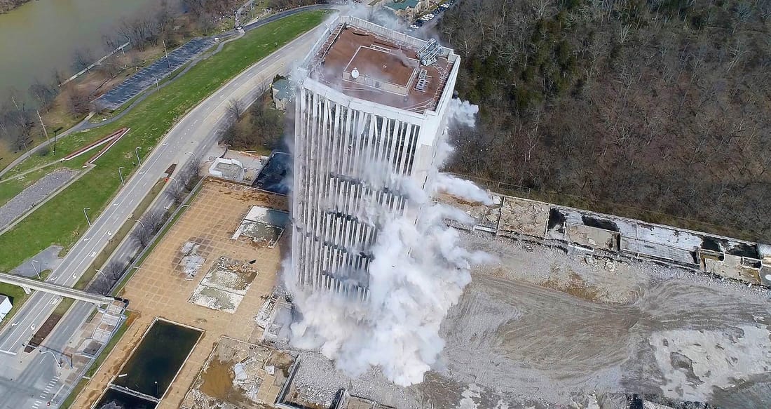 Explosive and Implosion Demolition
