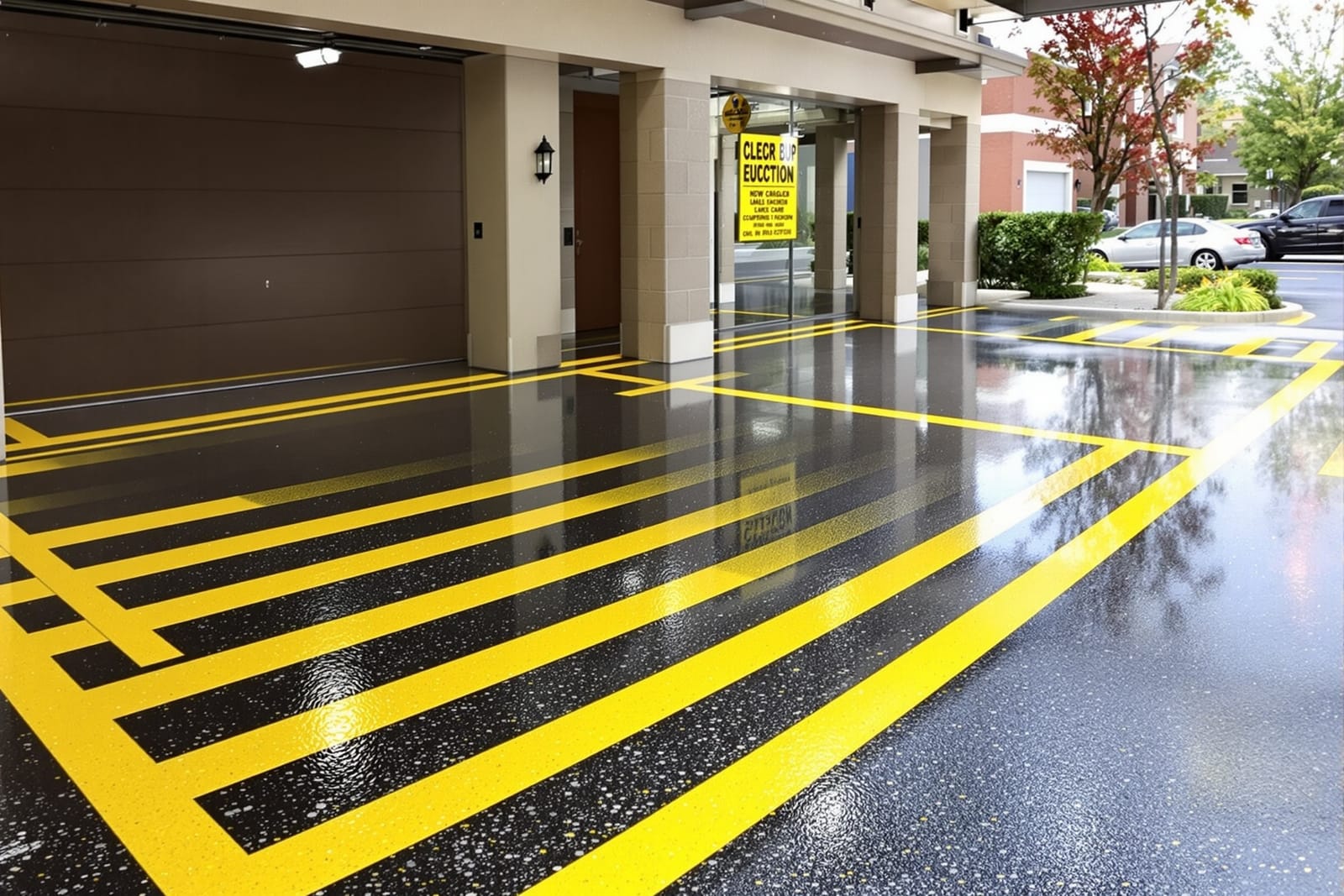 Epoxy Line Striping and Safety Markings